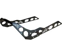 Skinz Protective Gear Paraurti Posteriore - Nero Opaco Snowmobile D-SDRB600-FBK