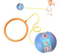Skip Ball Ankle Toy, LED Glow Ankle Skipping Rope with Bouncy Ball, Interactive Outdoor Fitness Game, Jumping Fun for Playground Garden School Yard Party Backyard Home Activity 100g