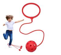 Skip Ball For Outside - Outdoor Swing Activity Toy, Ankle Motion Game Ball, Kids Coordination Play Device, Backyard Garden Beach Camping School Break Fitness Recreation Movement Training Toy Set