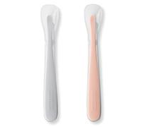 Set di cucchiai Easy-Feed Grigio/Corallo Morbido