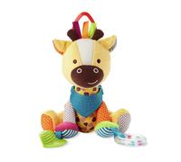 Skip Hop Bandana Buddies Baby Activity e giocattolo per la dentizione con sonaglio multisensoriale e texture Giraffa