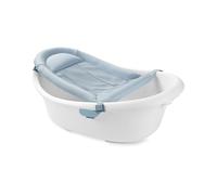 Skip Hop Wave - Vasca da bagno 4 in 1, soluzione multi-stadio per neonati e bambini, superficie antiscivolo e tappo di scarico