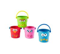 Skip Hop x Sesame Street Baby Bath Toy Stack & Pour Bath Buckets