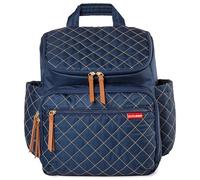 Skip Hop, colore: blu navy, Zaino per pannolini: Forma, borsa da viaggio multifunzione con fasciatoio e accessorio per passeggino, Bimba 0-24, 2 Count (Pack of 1)