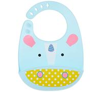 SkipHop Zoo Fold and Go Silicone Bib, Unicorn