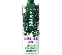 Skipper Mirtillo Senza Zuccheri Aggiunti 1L x12 Brick - Succo Frutta