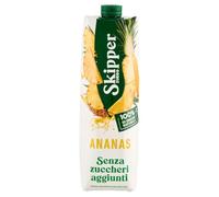 Skipper Succo di Ananas Senza Zuccheri Aggiunti, 1L, Confezione da 12 Brick