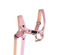 SKIPPI Cavezza per Hobby Horse - Rosa, Ecopelle, Hobby Horse Accessori, Set Redini, Taglia Unica