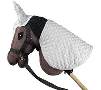 SKIPPI Coperta e Cuffietta per Hobby Horse - Grigio, Hobby Horse Accessori