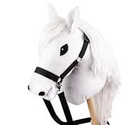 SKIPPI Hobby Horse Bianco, Set Cavezza e Redini, Cavallo Lipizzano A3, Testa di Cavallo con Bastone