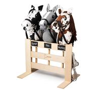 SKIPPI Hobby Horse Paddock per 3 Cavalli, Hobby Horse Scuderia, Stalla, Recinto, Box