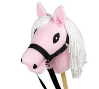 SKIPPI Hobby Horse Rosa, Set Cavezza e Briglia, Cavallo A5