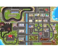 SkippiDoo Tappeto da gioco per bambini su strada e auto (300 x 200 cm), lavabile, antiscivolo e certificato OEKOTEX, tappeto per bambini e bambine, tappeto per auto, tappeto da strada