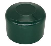 SKIR'CO (20 pezzi) tappi per pali di recinzione, tappi rotondi in plastica verde da 38 mm per pali di recinzione rotondi, coperture per pali di recinzione, verde muschio RAL 6005