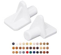 SKIR'CO 200 picchetti di supporto per mensole da 5 mm, in plastica, 200 pezzi, colore: bianco (S1)