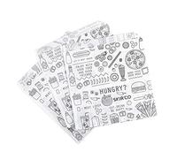 SKIR'CO - Sacchetti per alimenti veloci, 15 x 15 cm, confezione da 50 pezzi
