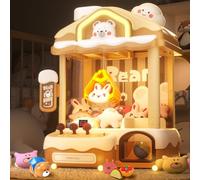 Skirfy Distributore automatico di artigli d'orso con suono e luce LED - Gioco di premi per bambini e adulti - Artigli elettrici con unicorni