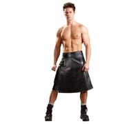 Skirt Svenjoyment 2X-Large pelle nera per uomo