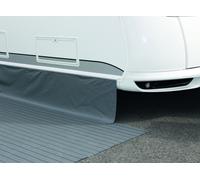 Skirting antivento invernale hindermann con tubazioni in cloruro di polivinile 6 metri grigio scuro
