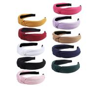 SKISUNO 10pezzi Fasce Per Elastiche Decorative Fasce Semplici Per Accessori Per Colorate Per Ragazza
