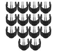 SKISUNO 14 clip di bloccaggio a forma di C per accessori per dispositivi di deambulazione, adatti a 25/28 mm, fibbie di serraggio con perno da 28 mm per barre rialzate per WC, riparazione di