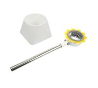 SKISUNO 1pezzi Supporto Per Phon Da Porta Phon Design Rotante Organizer Per Asciugacapelli e Strumenti Con Fiori Colorati