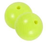 SKISUNO 2 basi zavorrate da Calcio per Allenamento con Pali per l'agilità - Base di stabilità Resistente per Attrezzatura per l'allenamento dell'agilità migliorata, Verde Chiaro