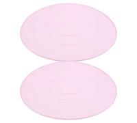 SKISUNO 2 piastre per maschere per il viso - Stampo per maschere di fango di alghe in silicone - Riutilizzabile e lavabile - Strumento per il trucco e la cura del viso per donne Home SPA 8,9x7,6