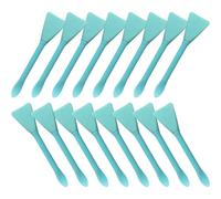 SKISUNO 20 Pezzi Spazzola per Maschera Viso Doppia Testa in Silicone Morbido, Flessibile e Portatile Spatola Integrata per Applicazione Precisa e Riduzione degli Sprechi, per Lavoro