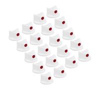 SKISUNO 20 Pezzi Ugelli per Vernice Spray per Graffiti in PE Resistenti all'Acqua Punta Larga Adatta a Valvola Maschile 4mm per Bomboletta Spray Design Moderno
