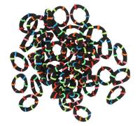 SKISUNO 200 pezzi Elastici per Elasticizzati Piccoli per Ragazze Morbidi e Resistenti Mini Fasce Coloratper Cavallo Accessori Quotidiani per Feste