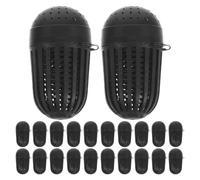 SKISUNO 40 Mini Gabbie Porta Esche da Pesca, Porta Esche Portatile per anguille, per la Pesca in Fiume, Stagno e Lago, mangiatoia per in plastica per la conservazione di Vive, 5,7 x 3,3 cm