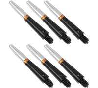 SKISUNO 6 Pezzi Astine Freccette in Alluminio e Nylon, Accessori Professionali per Gioco, Aste Compatibili per Allenamento Sala Giochi