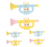 SKISUNO 6 Tromba Giocattolo in Abs Strumento Musicale Simulato Pratico per Delicato per Coltivare Interesse Musicale