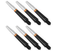 SKISUNO Accessori per Freccette 6 Pezzi in Alluminio e Nylon, Aste Rotanti Leggere da 35mm+5mm, Set Portatile per Giochi e Competizioni all’Aperto, Adatto a Appassionati e Ragazzi