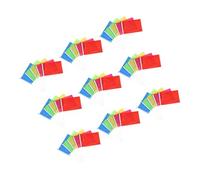 SKISUNO Bandierine Vuote Mini 100 Pezzi Bastoncino Piccole per Attività Scolastiche e Eventi Sportivi Feste e Sfilate Portatili