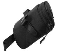 SKISUNO Bike Rear Pouch Saddle Bag for Bicycles in Nailon Nero, Easy Installation And Removal, per Bici Pieghevole e Mountain Bike