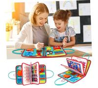 SKISUNO Busy Board Montessori per Anni Tavola Sensoriale con e Abilità Motorie Portatile per Sviluppo Cognitivo e Motricità Fine Regalo Didattico
