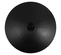 SKISUNO Copertura inferiore per sgabello da bar - Piastra di base girevole per sedia da barbiere da salone - Copertura in plastica nera da 12,75 pollici e 40 cm per sgabello da barbiere, foro da 5 cm