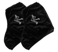 SKISUNO Copriscarpe Elastici in Poliestere per Pattini da Ghiaccio e Hockey su Pista, Protezione per Stivali da Pattinaggio sulla Neve, 1 Paio Accessorio Sportivo