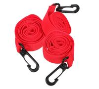 SKISUNO Corda da Passeggio per Ragazzo Ragazza 3 Pezzi Rossa Maniglie Antismarrimento per Sicurezza All’aperto Asili Nido Scuola Materna Passeggiate ed Escursioni