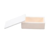 SKISUNO Crogiolo Design in di Alluminio con Coperchio da 25ml Resistente alle Alte Temperature per Processi di e Forniture di Colata