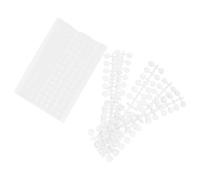 SKISUNO Espositore per Campioni di Manicure Rotondo Trasparente 4 Pezzi, Tavolozza Colori Unghie per Saloni e Uso Personale, Schede Creative per Nail Art e Smalti