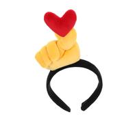SKISUNO Fascia Per Con Dita E Cuore Fasce Per Per San Fascia Per Con Paillettes Glitter Per Donna Boppers Per La Testa Accessori Per Natalizi