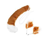 SKISUNO Fascia Per Orecchie Animale Decorazione Per Testa Femminile Accessorio Per Feste in Maschera Design Orecchie Per Trucco Materiale Peluche Leggero