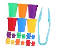 SKISUNO Giocattolo Forma Di Orsetto Per Ragazzo Ragazza in Età Prescolare Giocattolo Educativo Per Sviluppo Del Cervello Interattivo Genitore-figlio Divertente Per Ordinamento Aiuti