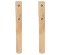 SKISUNO Impugnatura in Legno per Casco da Saldatura 2 Pezzi, Manico Sostitutivo Resistente alle Alte Temperature per Maschere da Saldatura Manuale, Accessorio Leggero per Uso