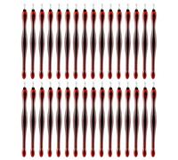 SKISUNO Kit 40 Pezzi Strumenti per Manicure in Acciaio Inox, Spingi Cuticole e Tagliacuticole da 11 Cm Impugnatura Antiscivolo, per Uso Professionale e Domestico, Rimozione Calli e Pelle