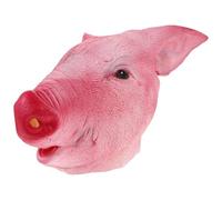 SKISUNO Maschera da Maiale Rosa in Ps e Poliestere per Travestimenti e Performance, per Feste di Carnevale e Festival Musicali