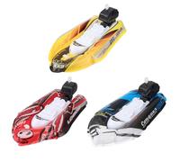 SKISUNO Mini Barca Gonfiabile a Vela 3 Pezzi Per Ragazzo Ragazza, Giocattolo Meccanico Da Bagno Colorato, Accessori Sicuri e Divertenti Per Momento Del Bagnetto